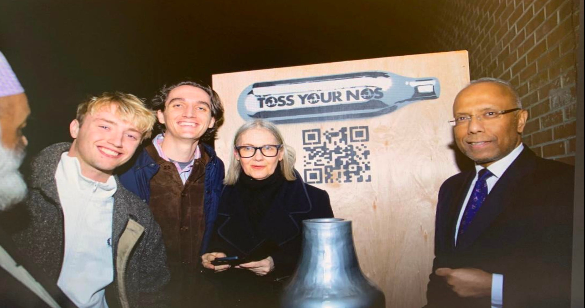 Toss Your Nos launch in Tower Hamlets